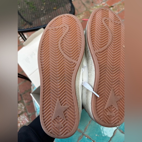 Golden Goose Ball Star with green leather star and metallic leather heel tab NWT - Picture 12 of 16